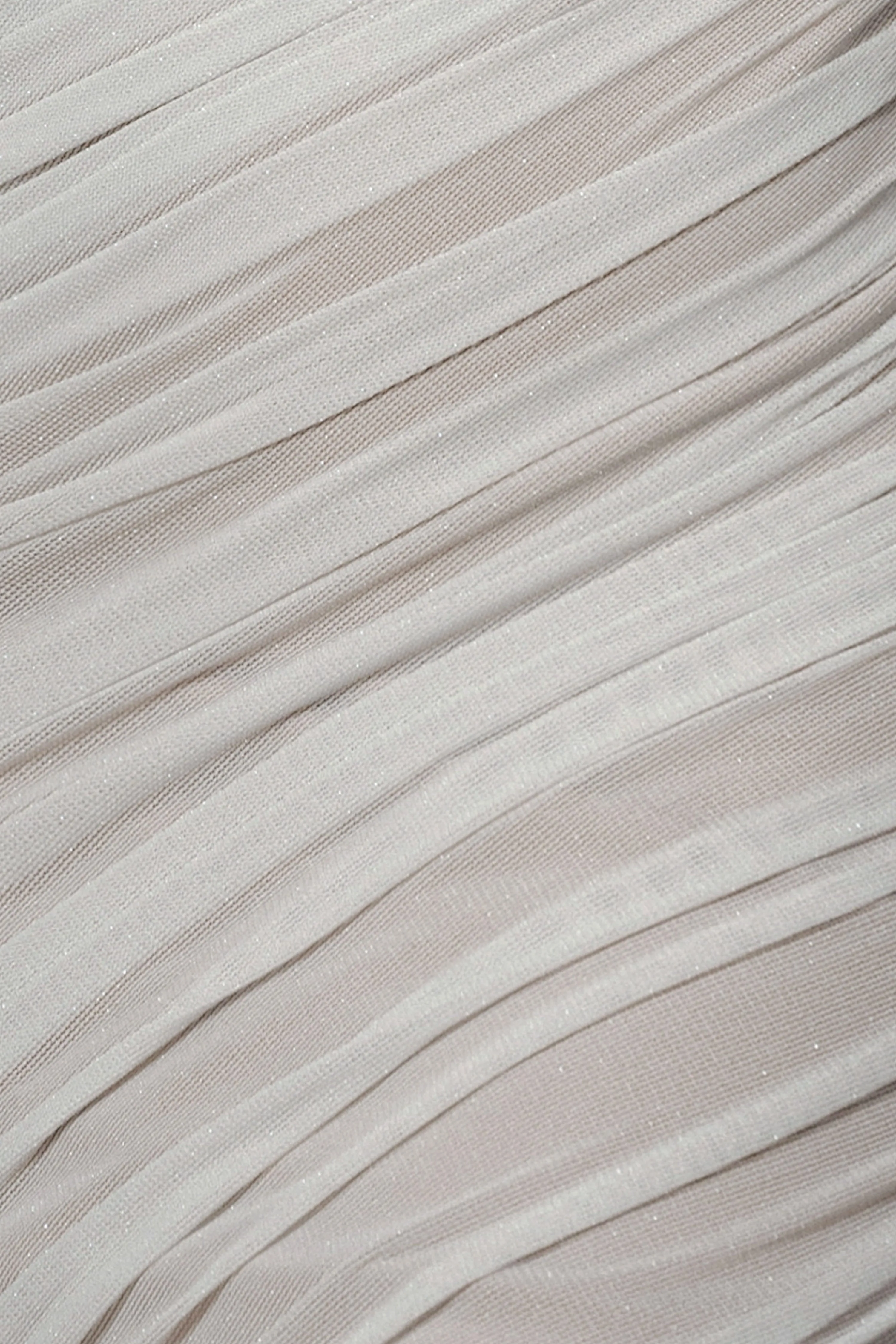 Ivory Aura Shimmer Midi Dress