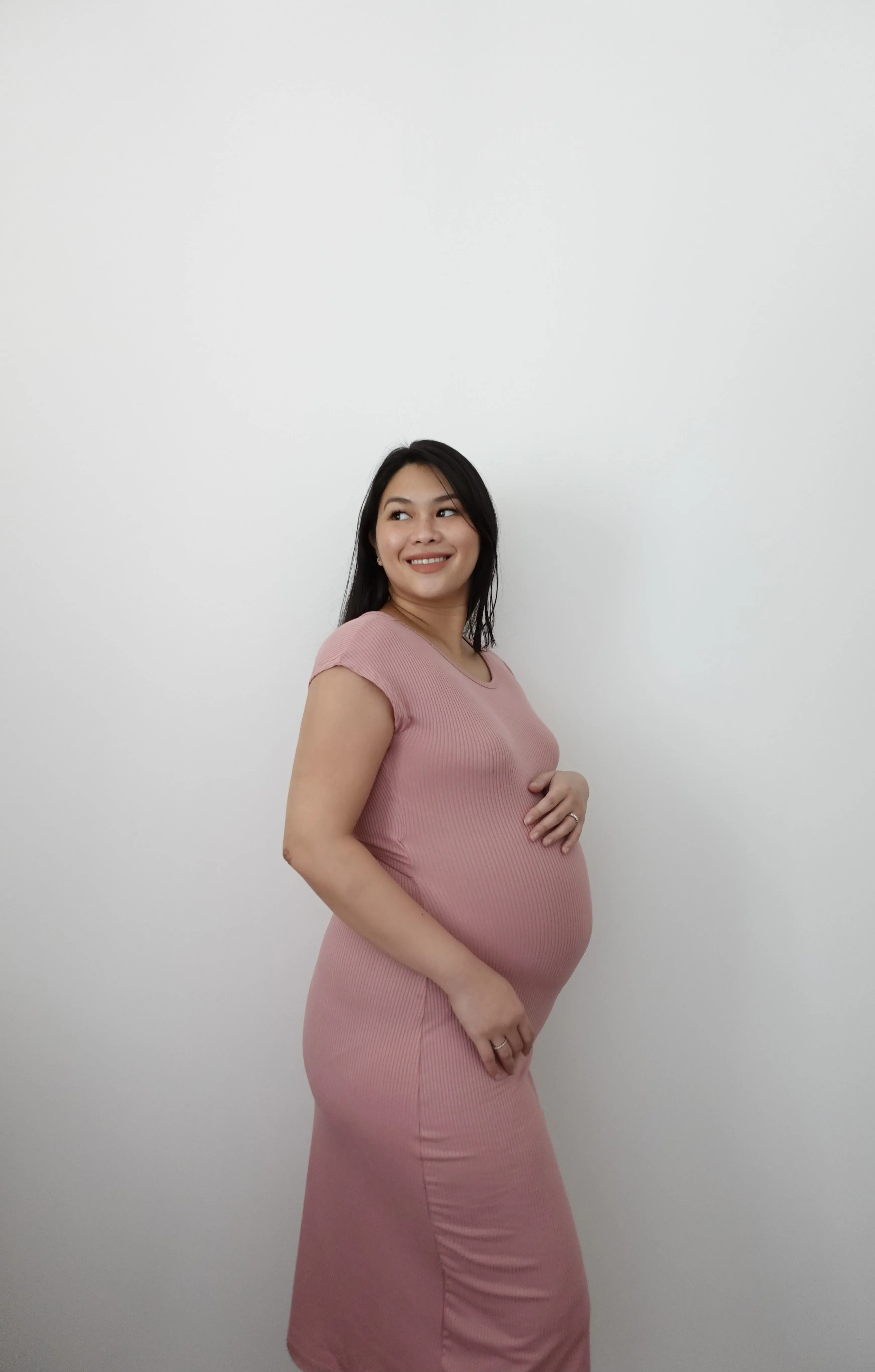 Janine  Maternity Dress Daisy Pink