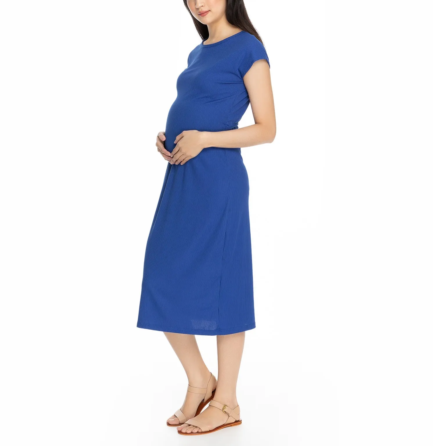 Janine  Maternity Dress Egyptian Blue