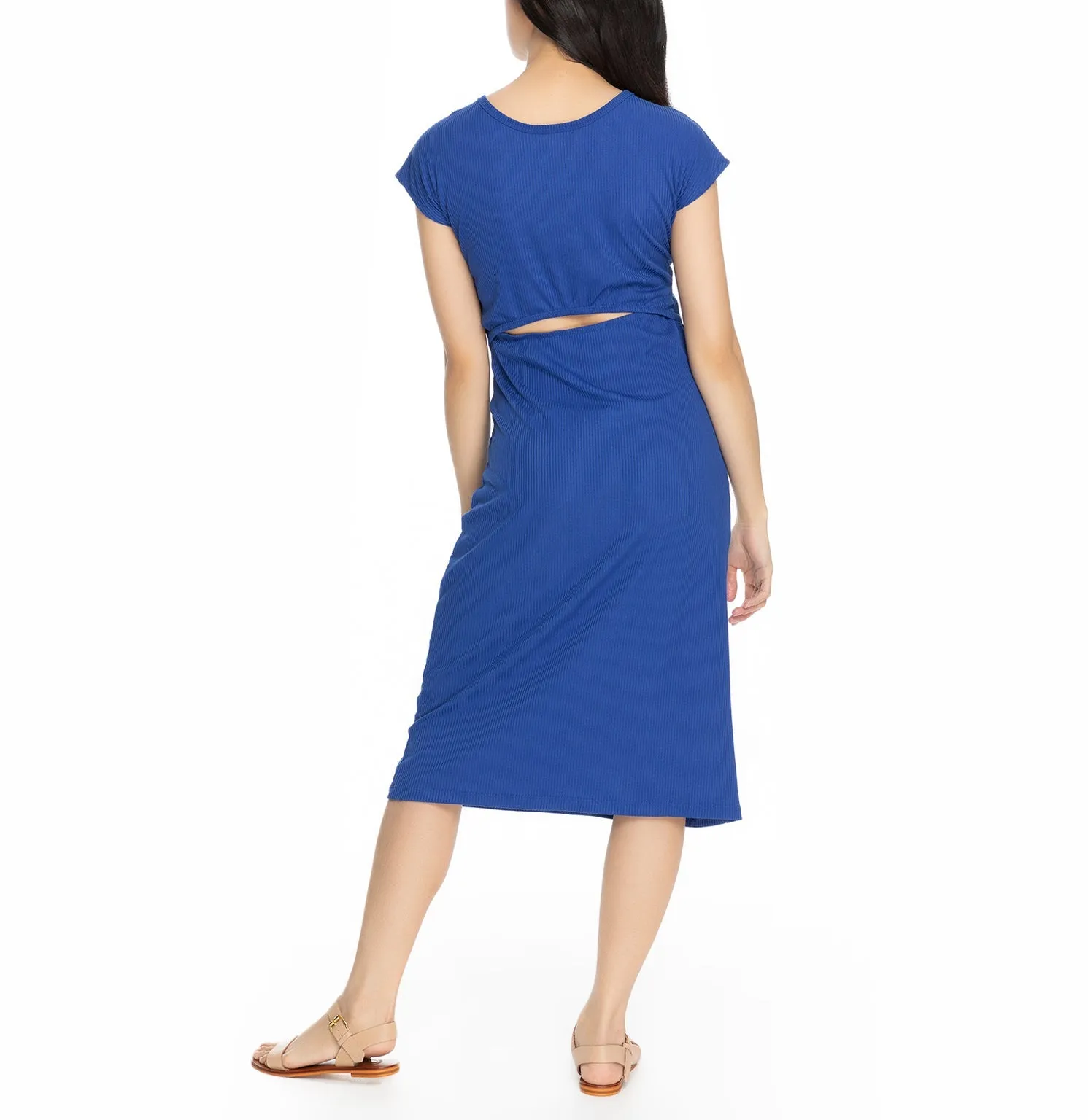 Janine  Maternity Dress Egyptian Blue