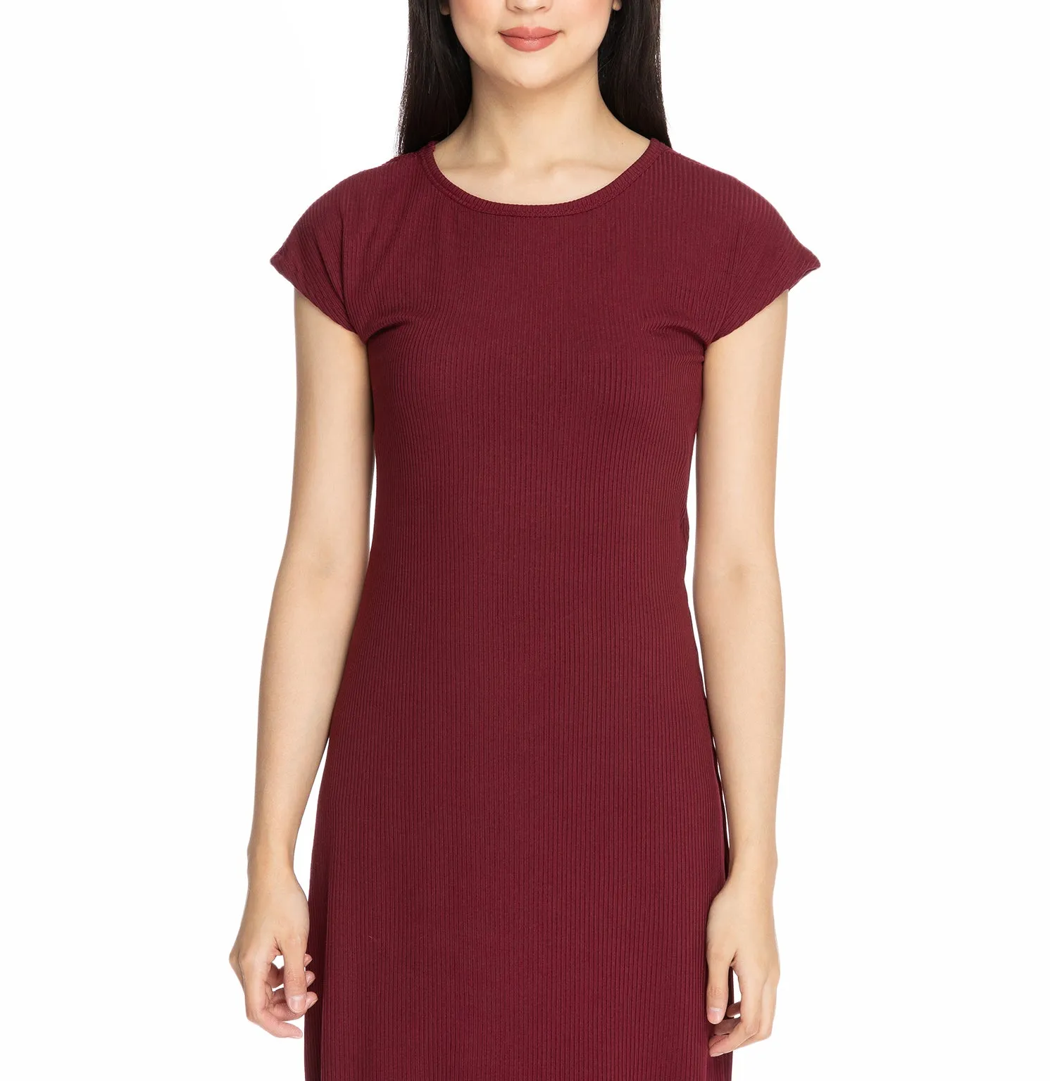 Janine  Maternity Dress Vermillion