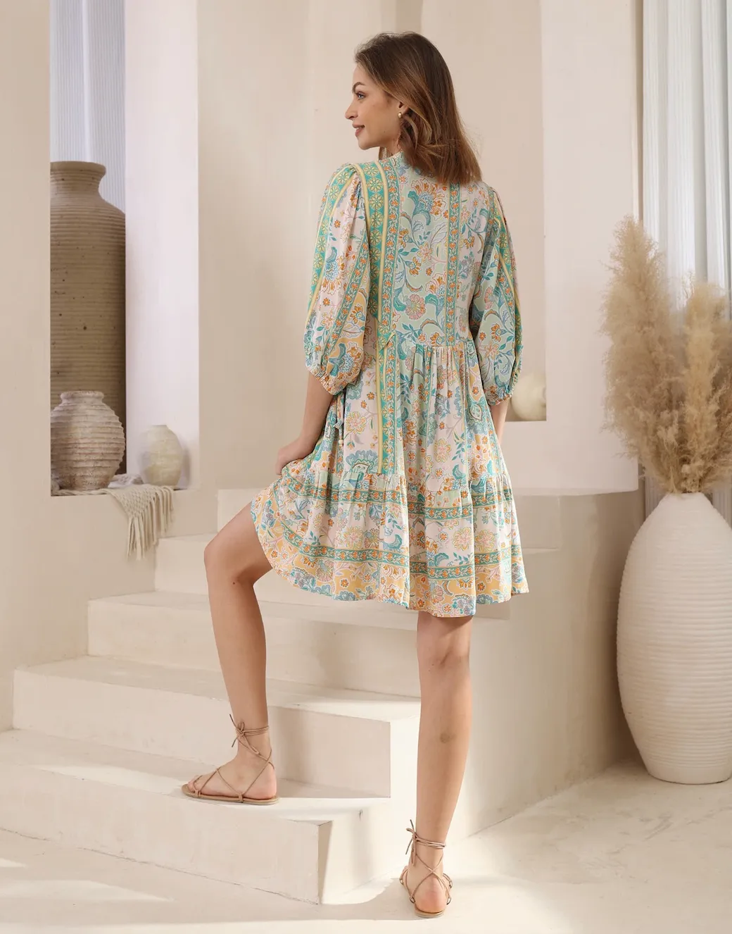 Jayla Dress -  mint green