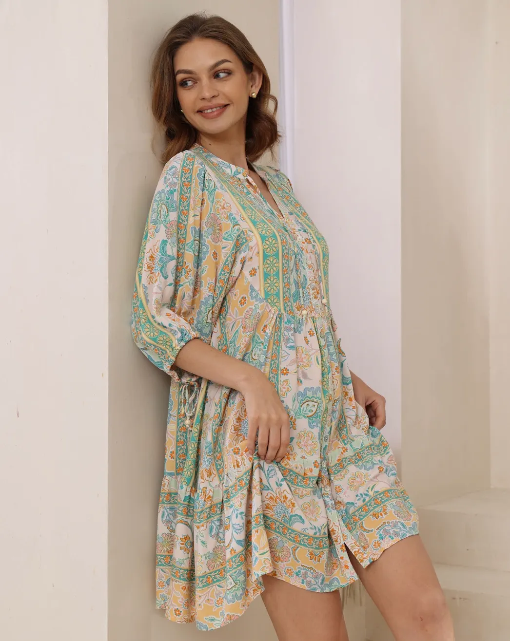 Jayla Dress -  mint green