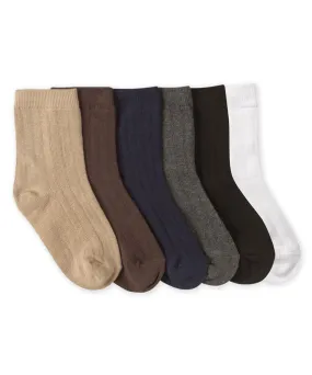 Jefferies - Ribbed Crew Dress Sock
