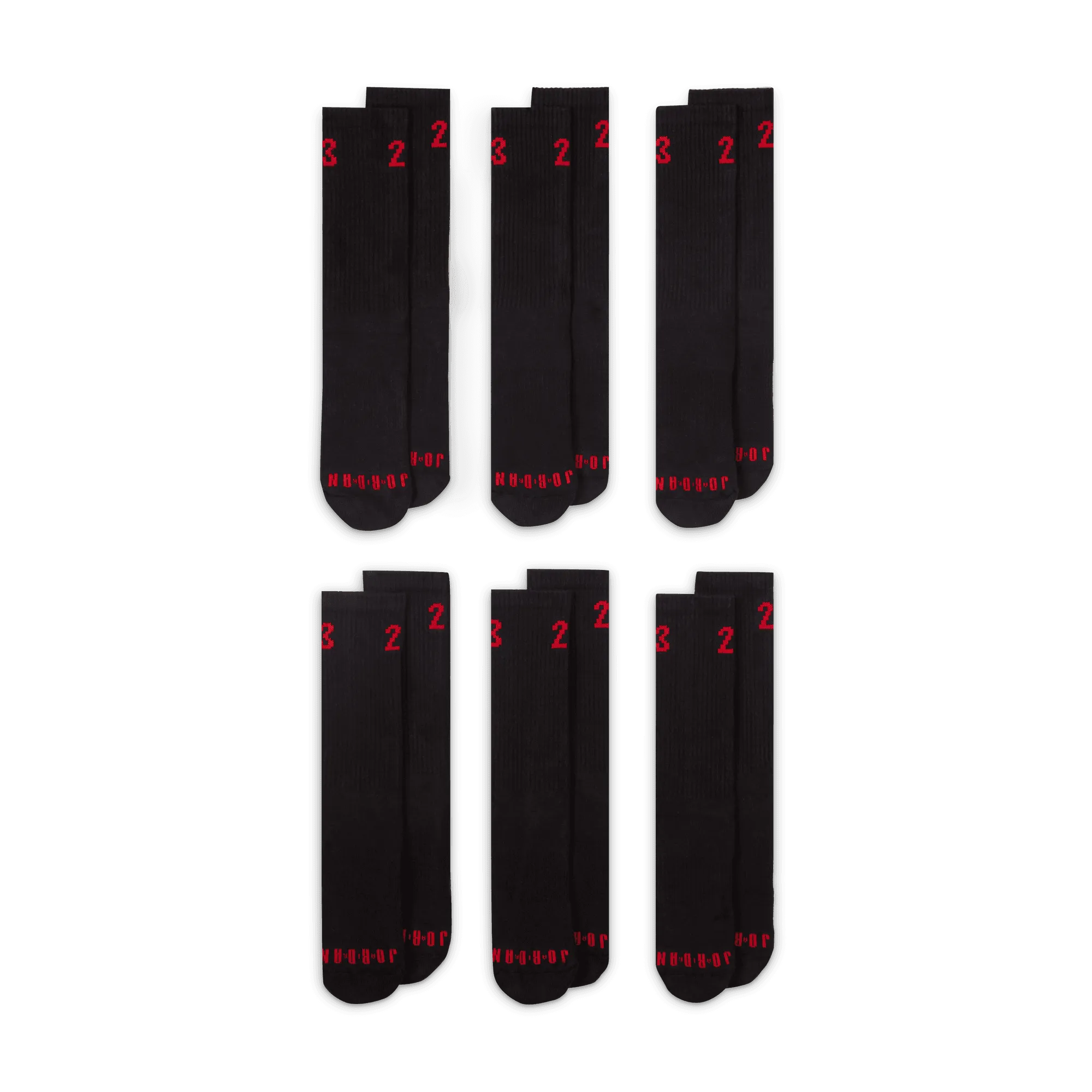 Jordan Essentials Crew Socks (6 Pairs) DH4287-011
