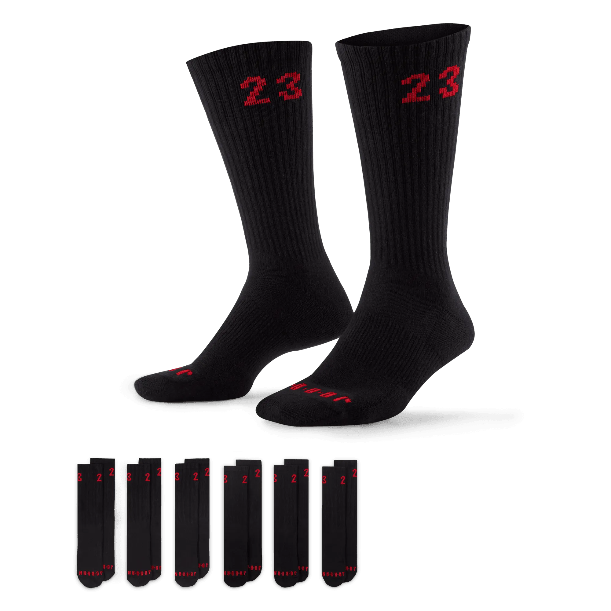 Jordan Essentials Crew Socks (6 Pairs) DH4287-011