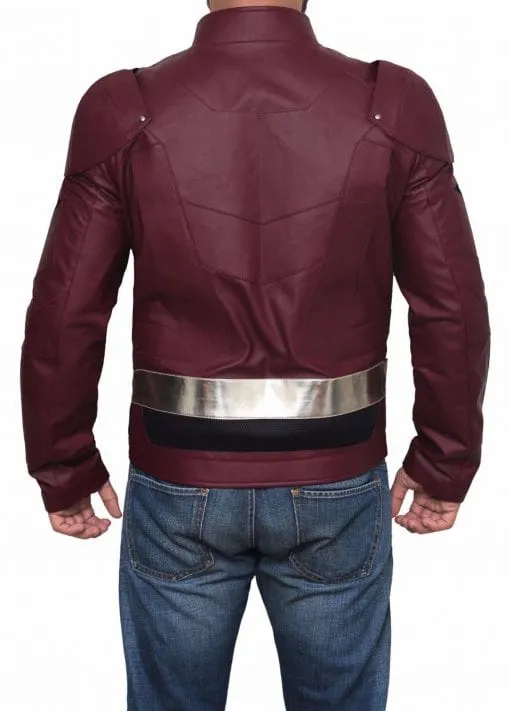 Justice League The Flash Ezra Miller Leather Jacket