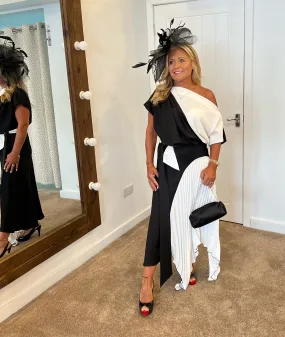 Kevan Jon Lucy dress black and ivory