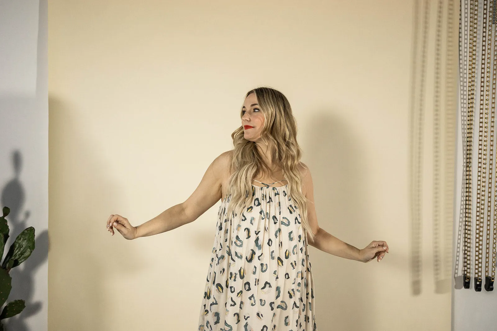 kirsten dress in tan