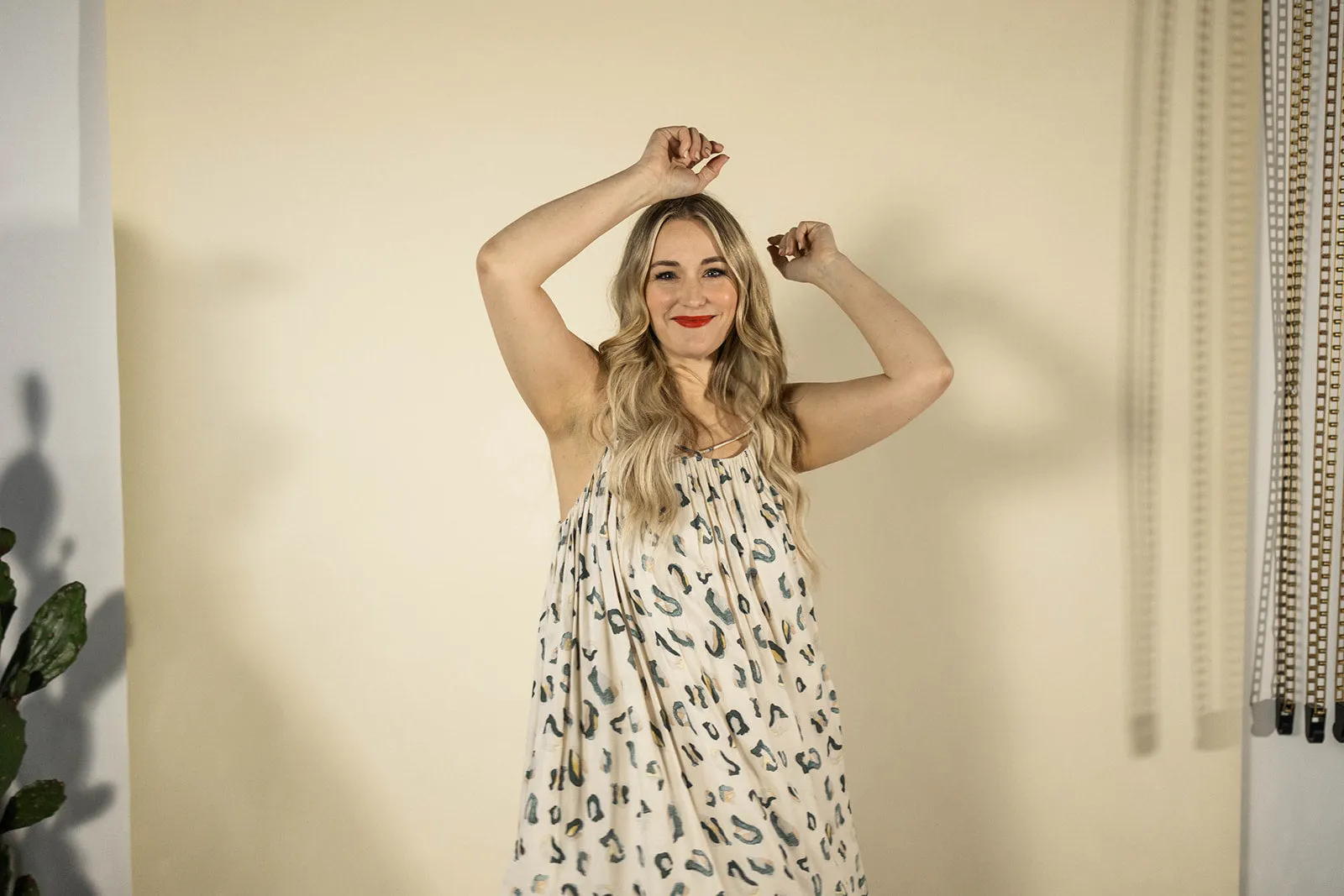 kirsten dress in tan