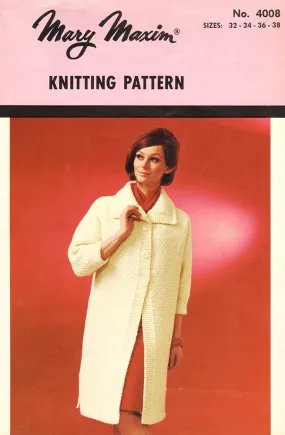 Knitted Dress Coat Pattern