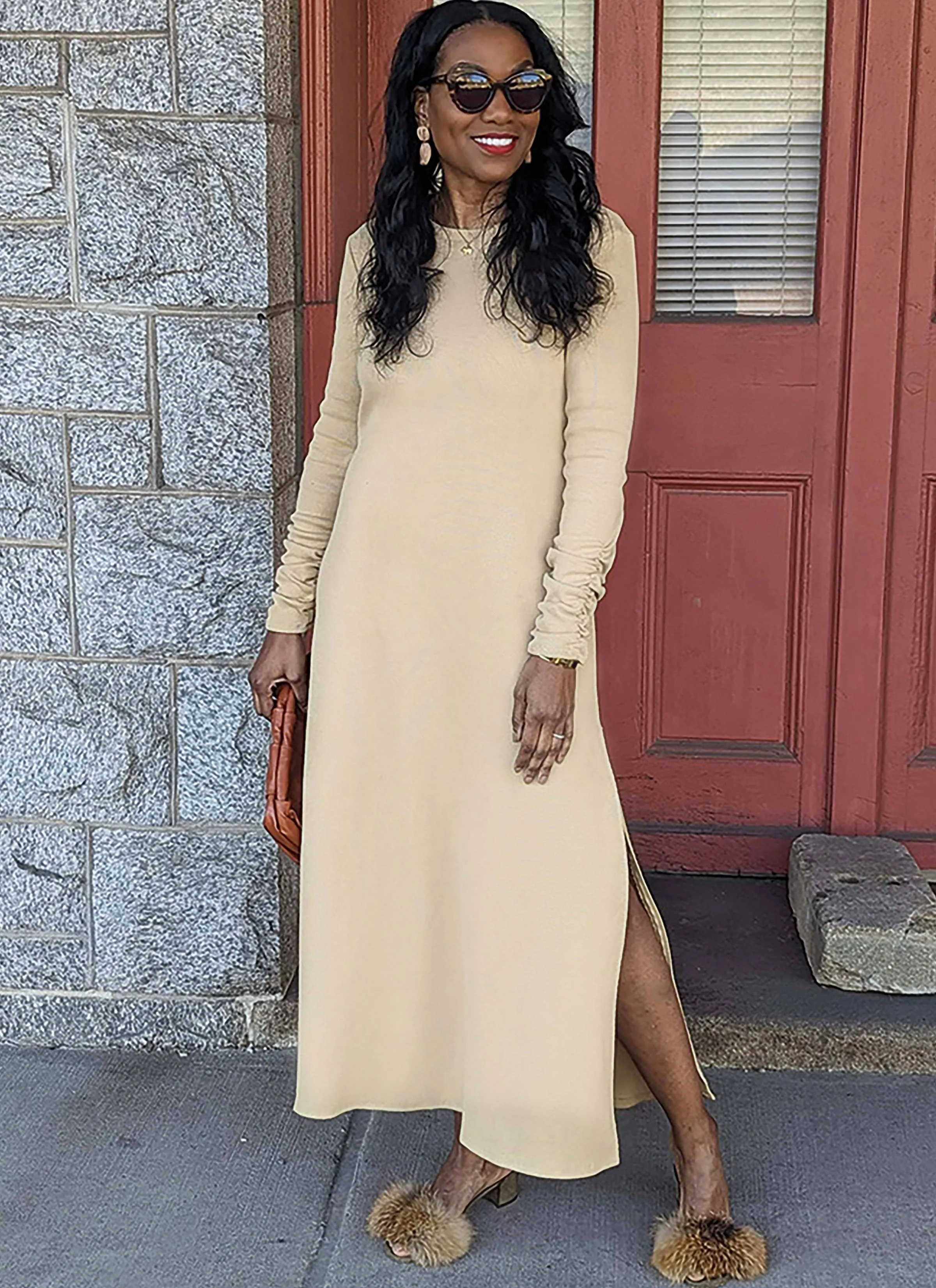 Know Me sewing pattern 2046 Knit Dress and Woven Pants
