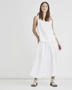 Kristensen Du Nord White Sleeveless Top