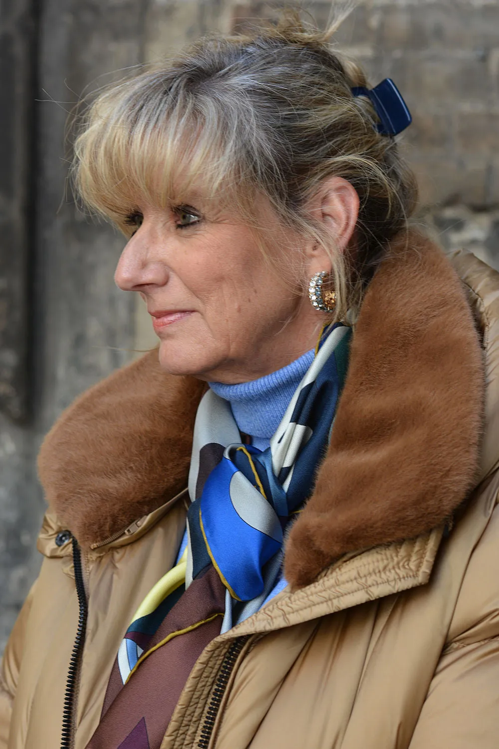 'Kylin' Caramel Elegant Down Coat