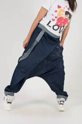 Lesila Jeans Drop Crotch Pants