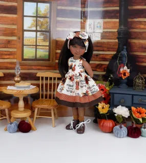 Lil' Turkey - dress with boots for Ruby Red Fashion Friends doll