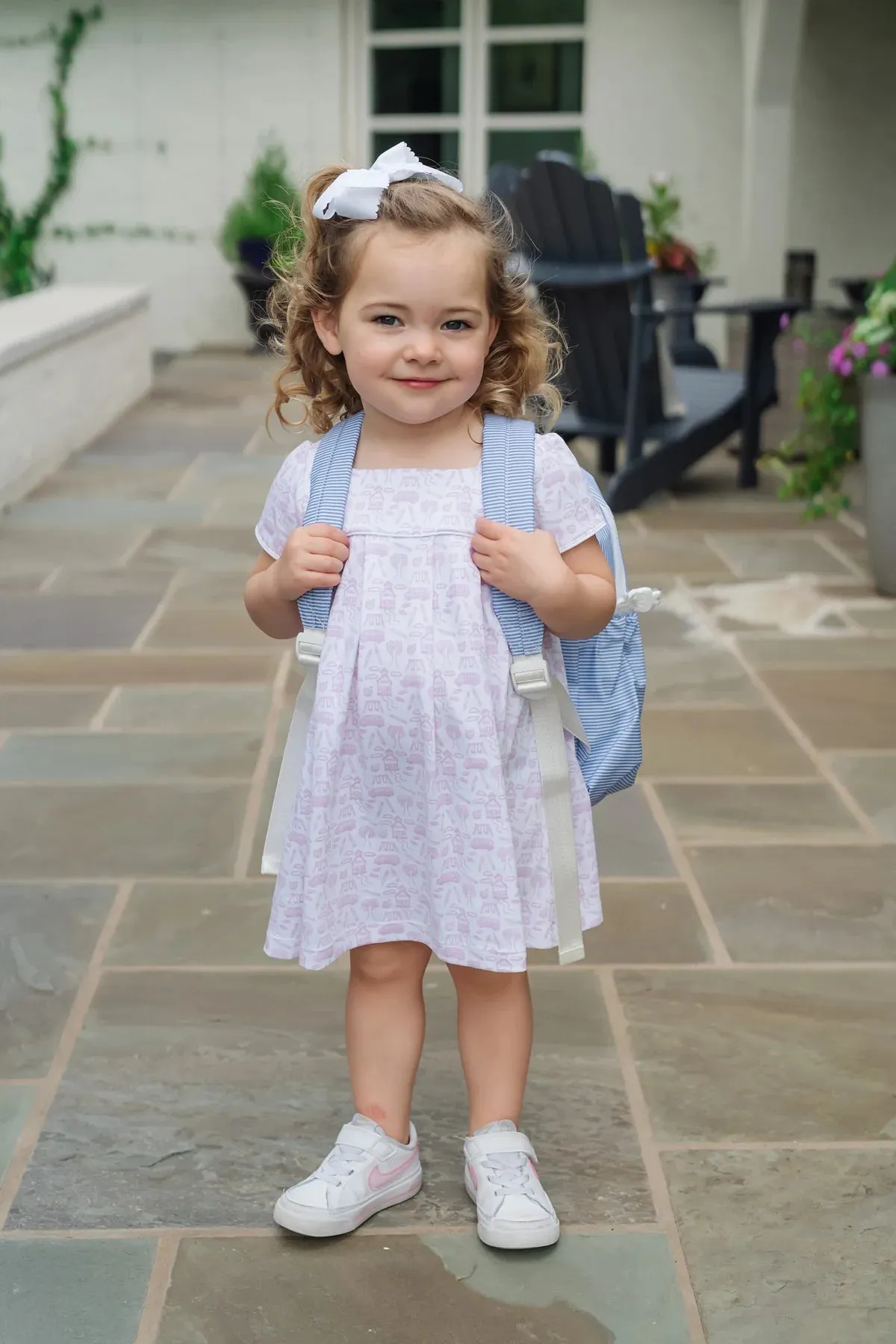 Lizzy Dress | School Days Pink
