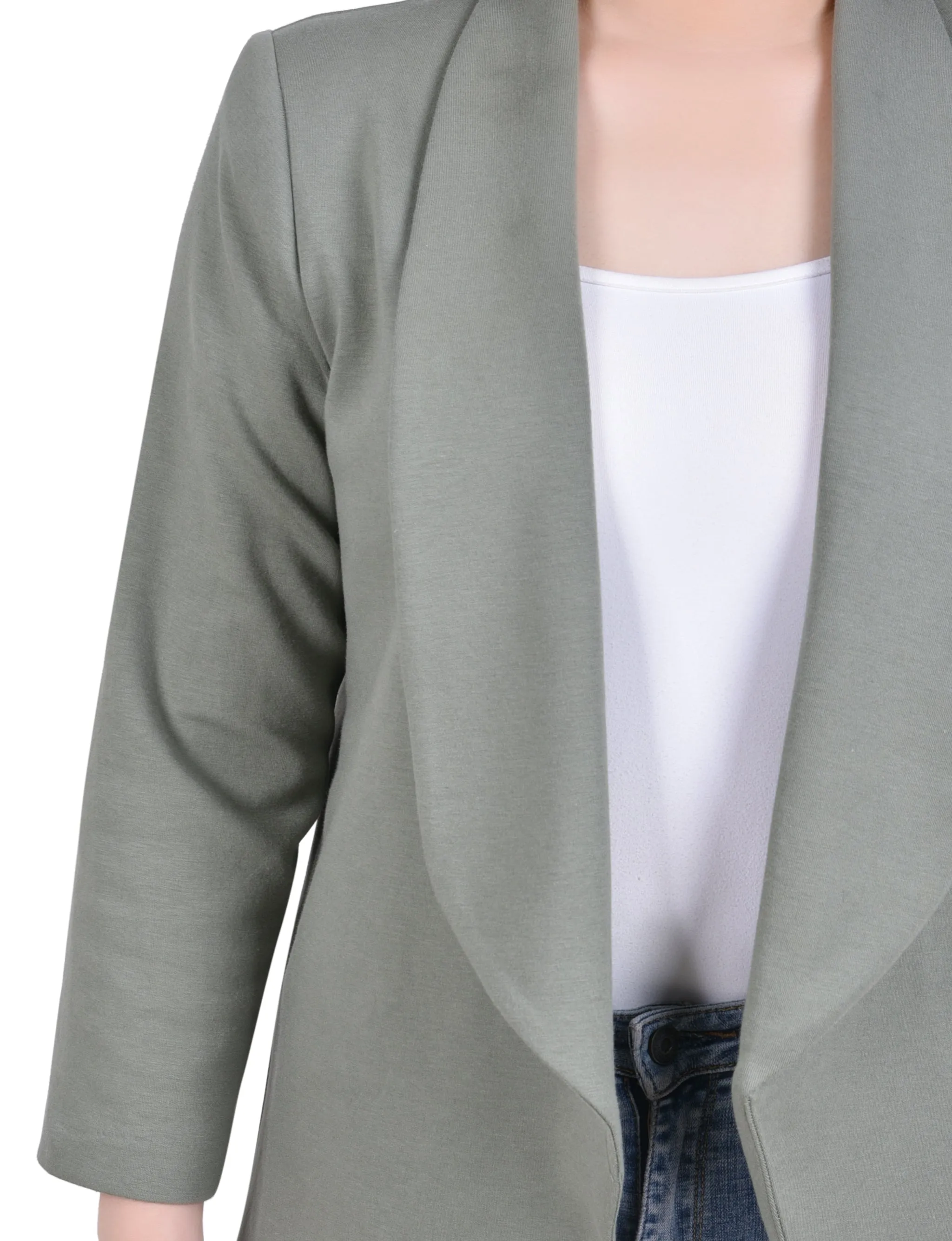 Long Sleeve Ponte Jacket