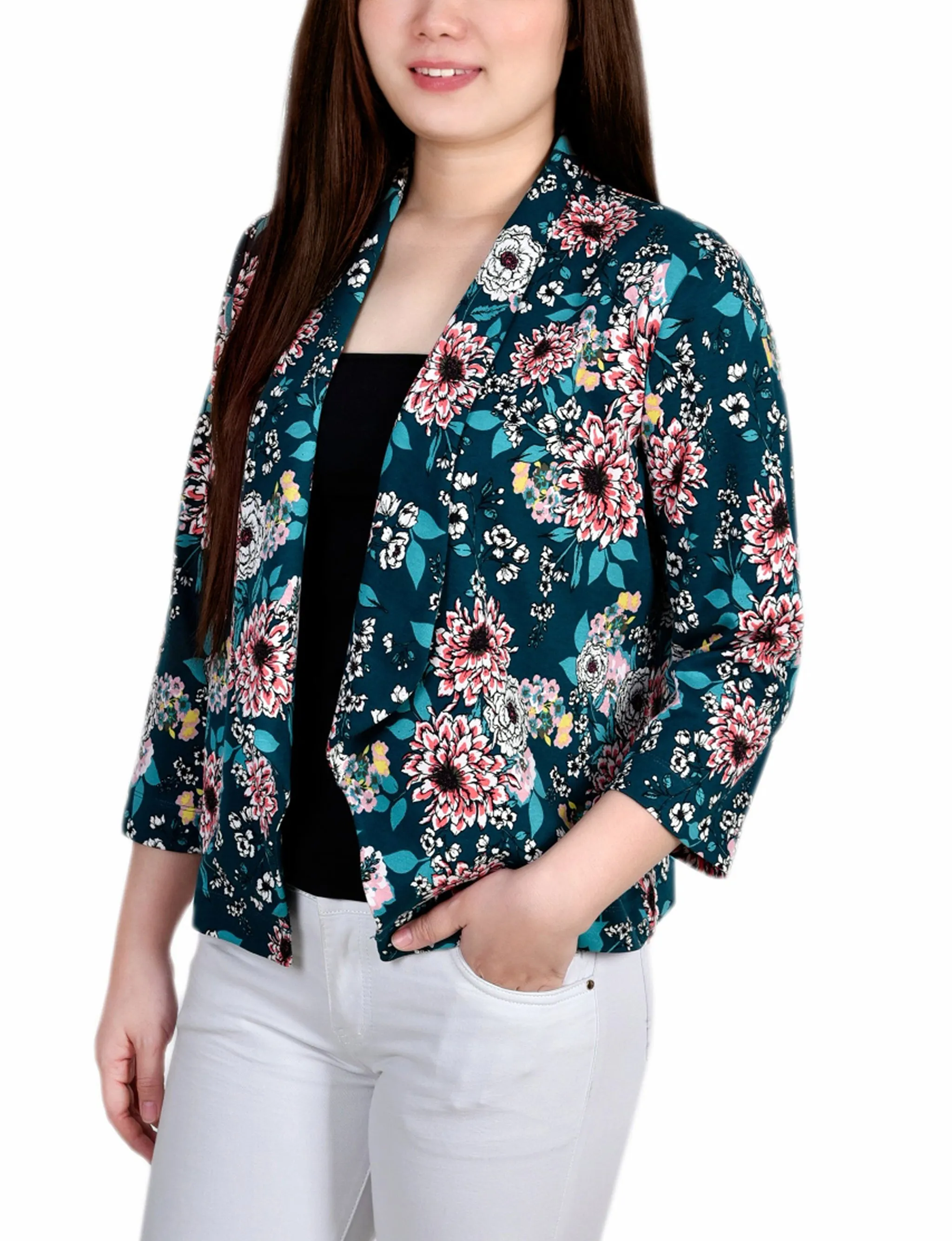 Long Sleeve Ponte Jacket