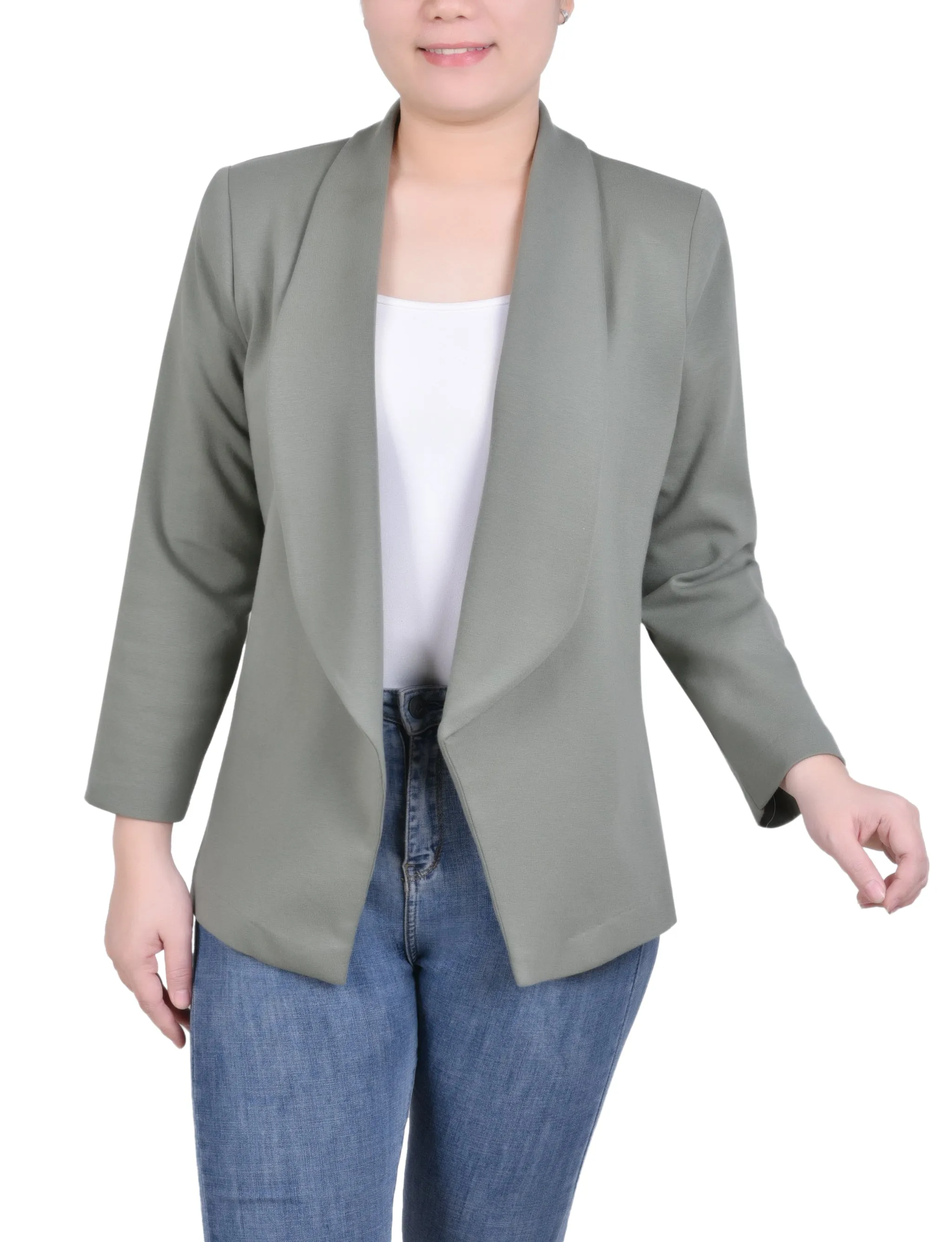 Long Sleeve Ponte Jacket