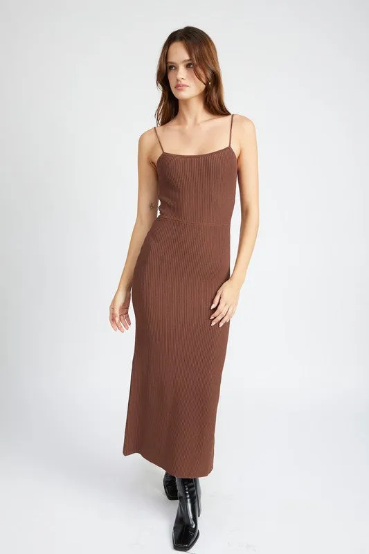 Maddie Knit Rib Dress