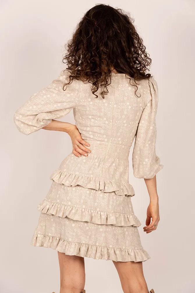 Margaret Dress Beige