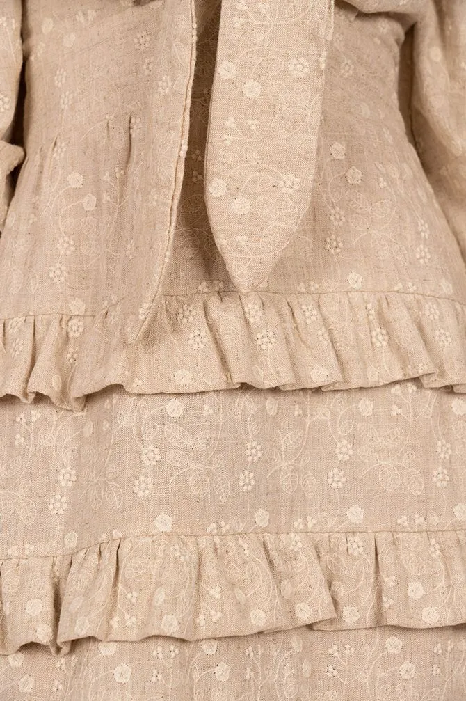 Margaret Dress Beige