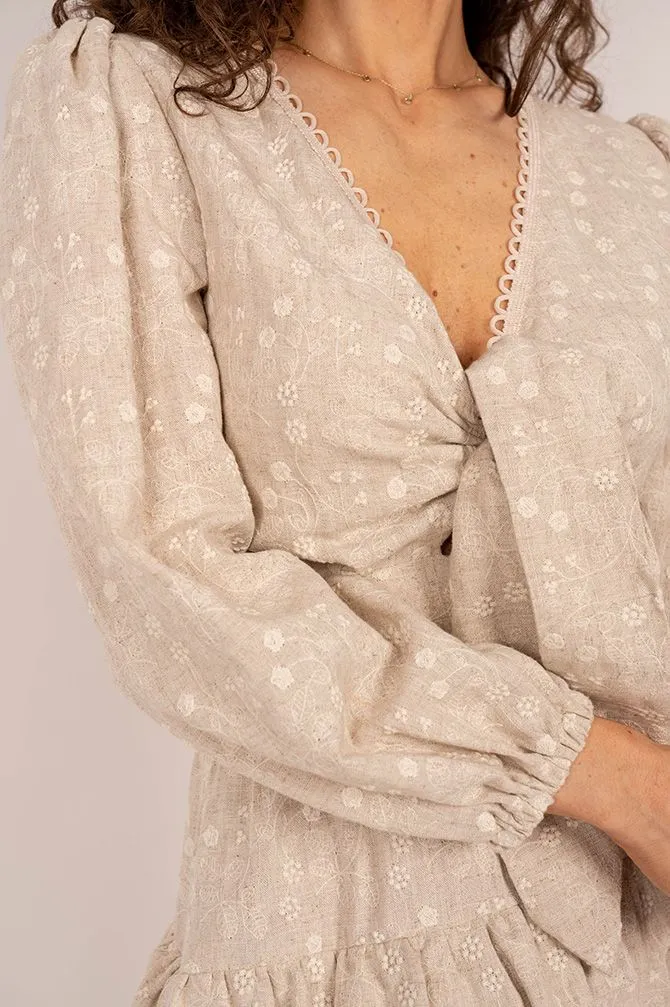 Margaret Dress Beige