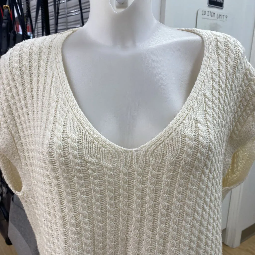 Massimo Dutti wool blend sleeveless sweater dress L