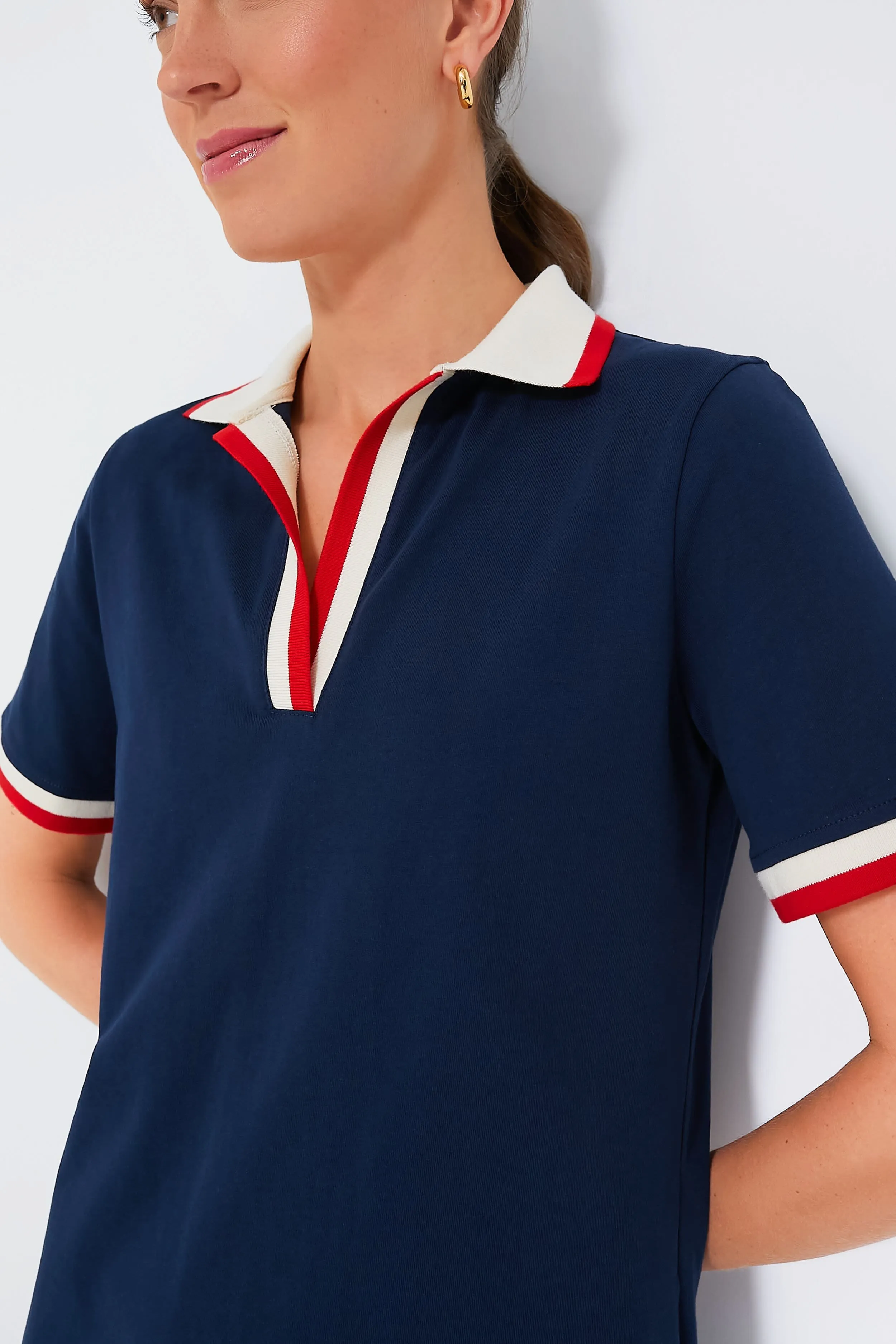 Midnight Navy Hutton Polo Dress