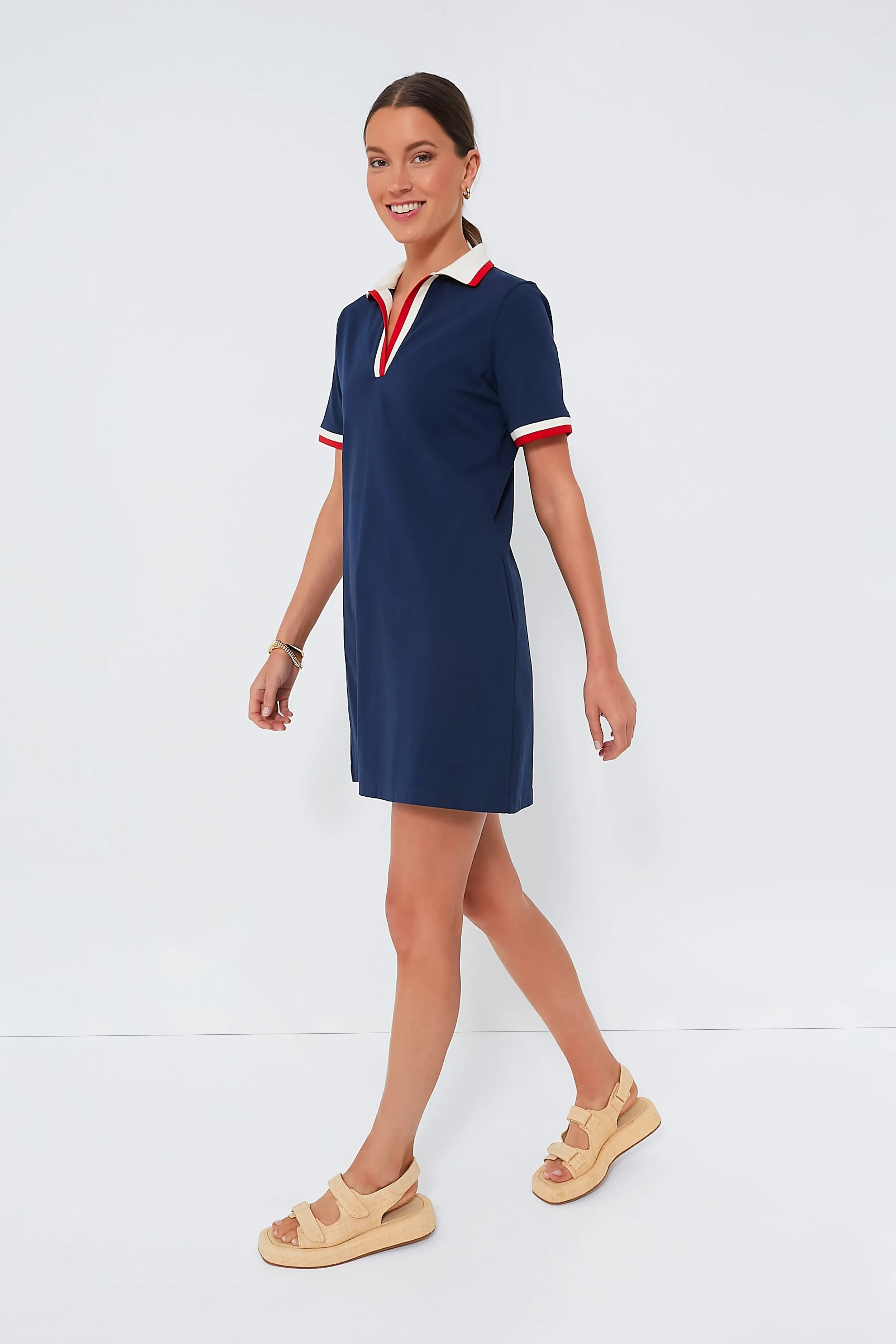 Midnight Navy Hutton Polo Dress