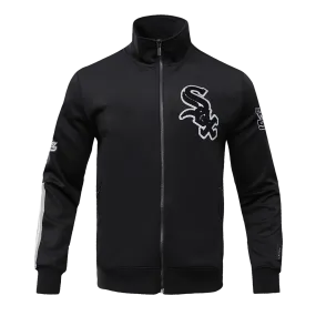 MLB CHICAGO WHITE SOX CLASSIC MEN'S TRACK JACKET (BLACK)