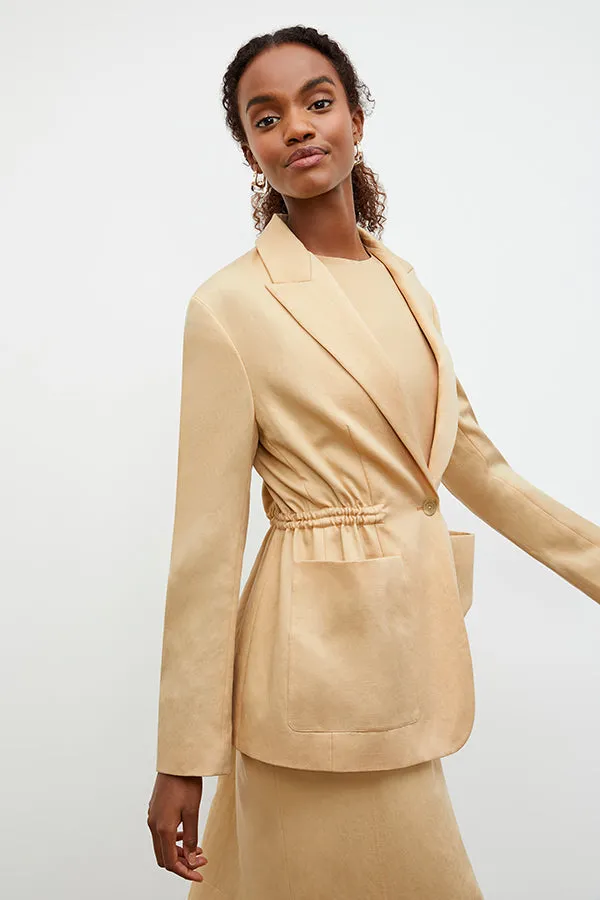 M.M. LAFLEUR - Constance Dress - Everyday Twill :: Butter