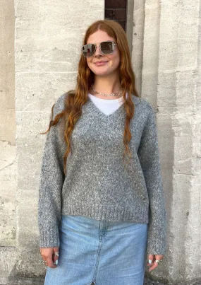 MMWelma Warm Knit Grey Melange