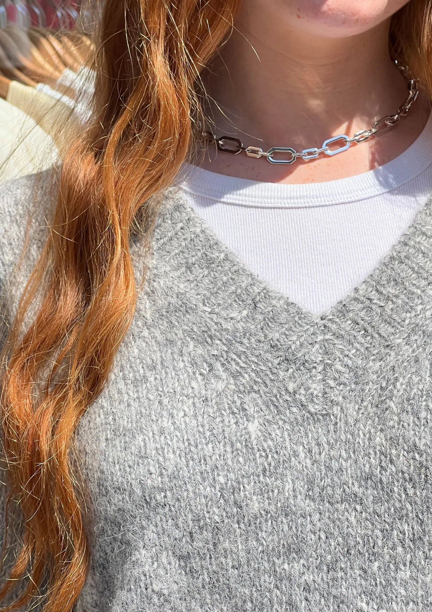 MMWelma Warm Knit Grey Melange