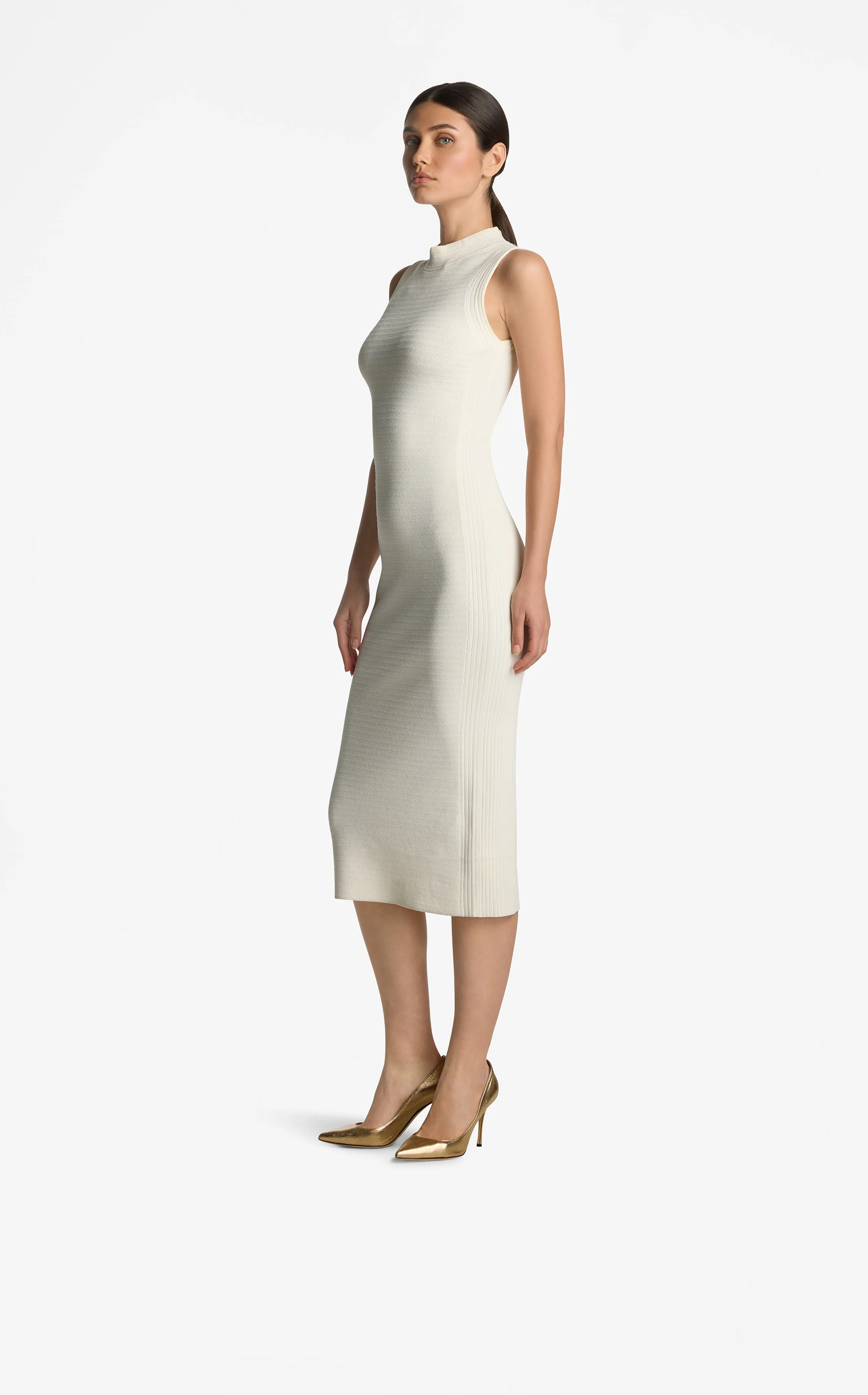 Mock Collar Dress