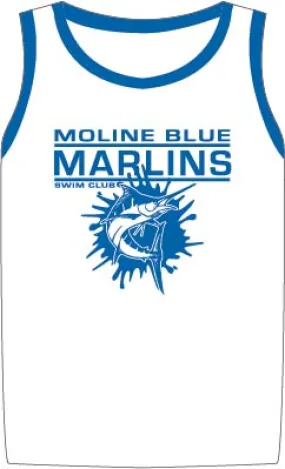 Moline Blue Marlins - Team Mesh Tank Top