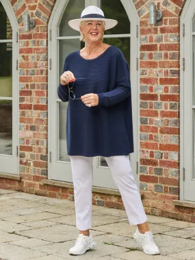 Morgan Knitted Jumper - Navy
