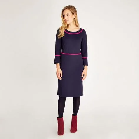 Navy Ponte Dress