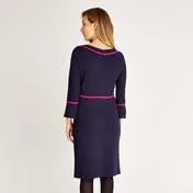 Navy Ponte Dress