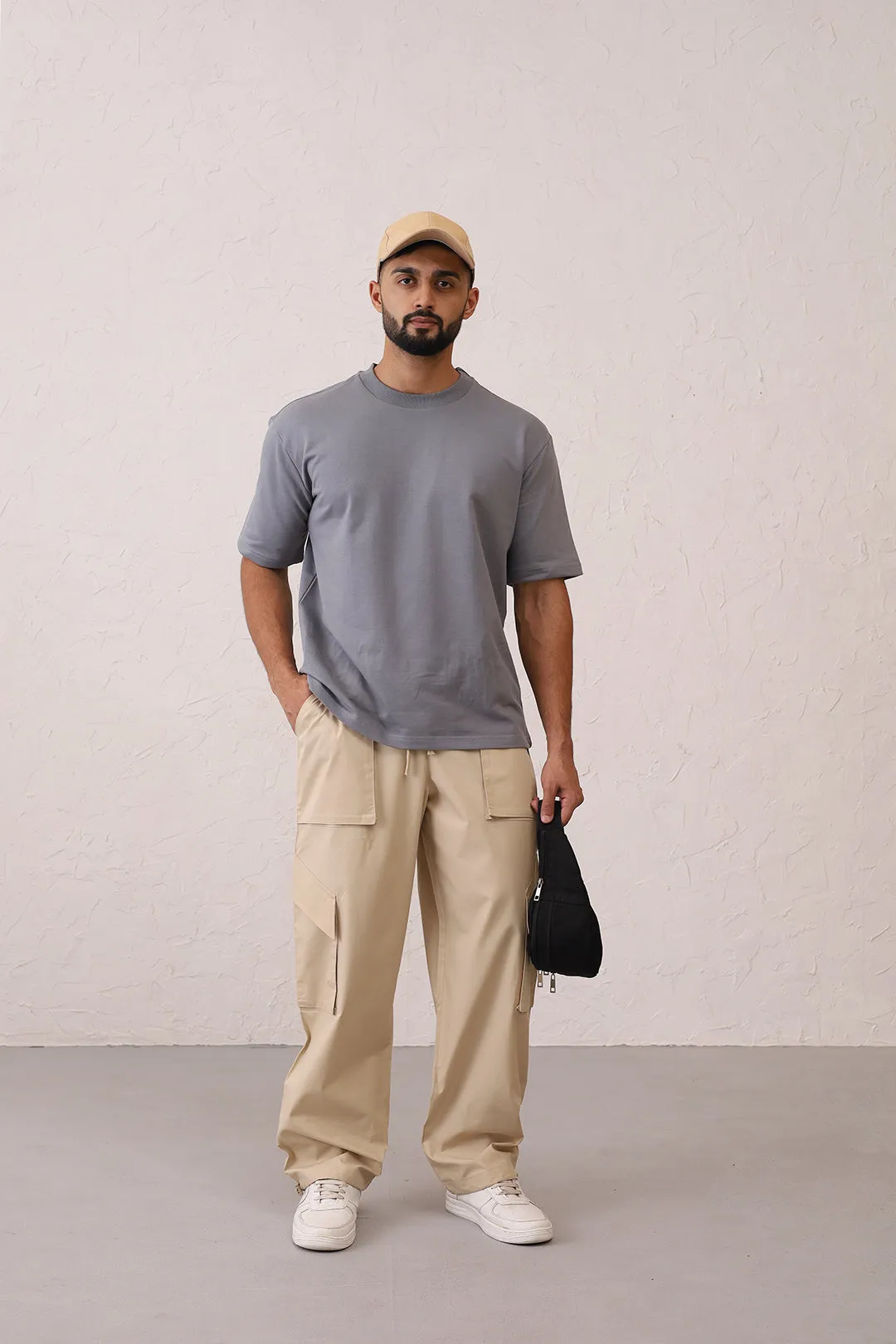 NOMAD Beige Parachute Pants