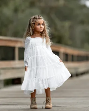 Nora Dress (white swiss dot)