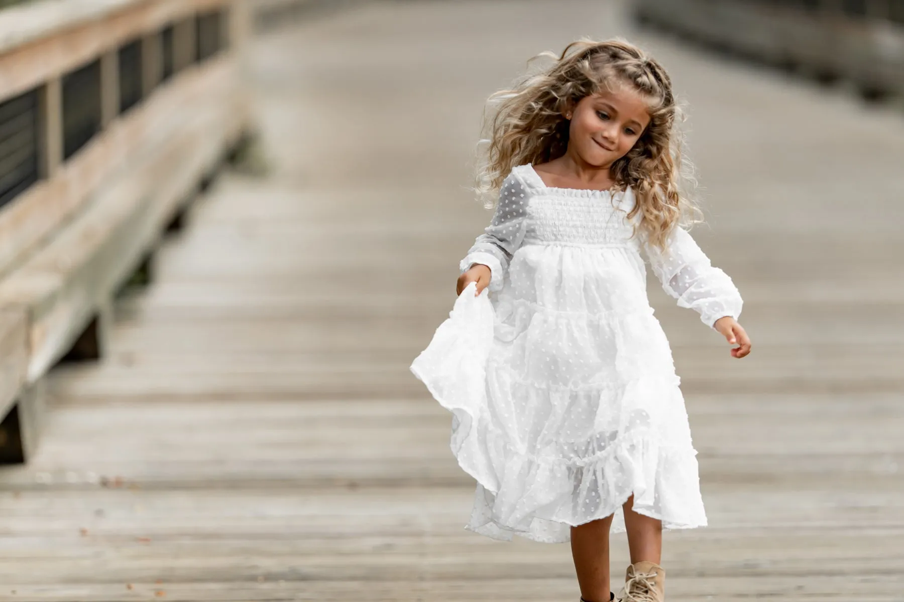 Nora Dress (white swiss dot)