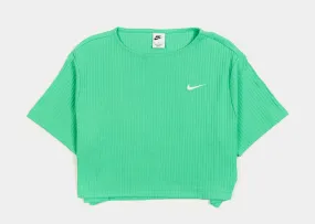 NSW Ribbed Jersey Womens Short Sleeve Shirt (Green)