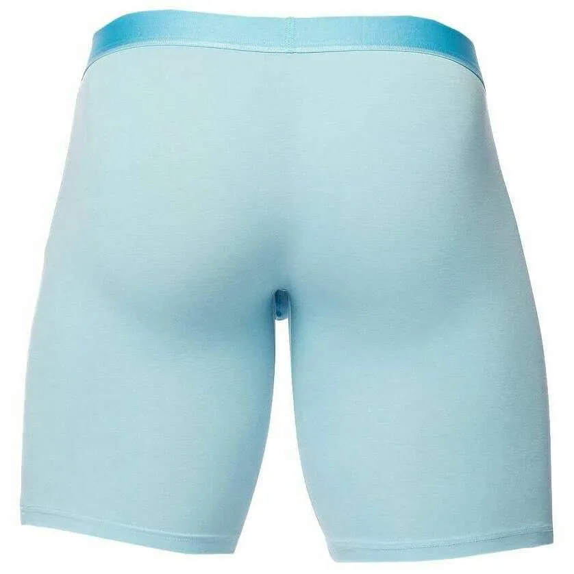 Obviously PrimeMan Boxer Brief 9inch Leg - Sky Blue