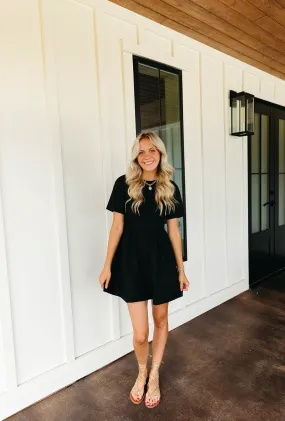 Oh Well Mini Dress - Black