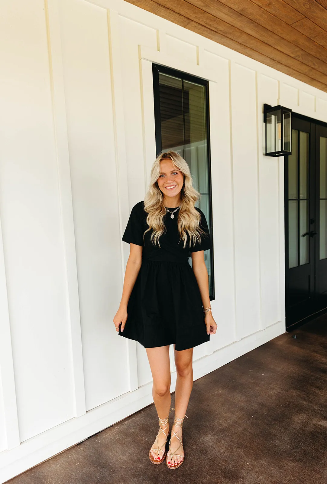 Oh Well Mini Dress - Black