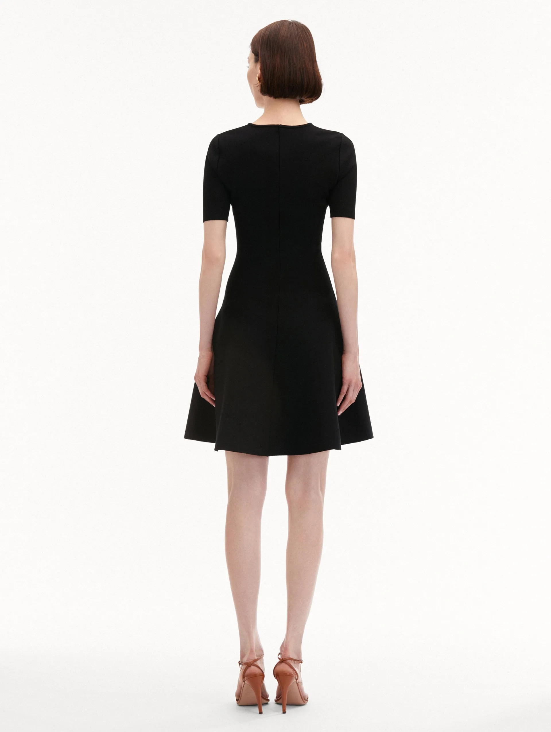 Orchid Threadwork Jacquard Dress