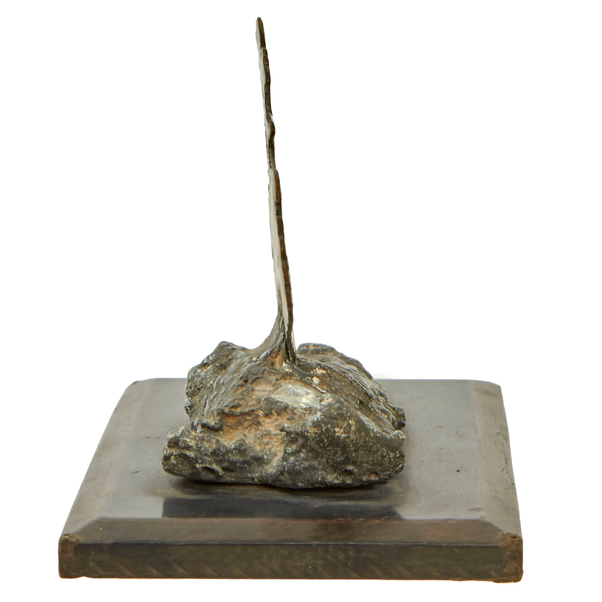 Original French WWII Char B1 Tank Trench Art Desk Model - Formerly Part of the A.A.F. Tank Museum