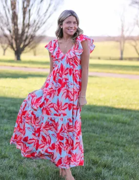 Paradise Printed Midi Dress